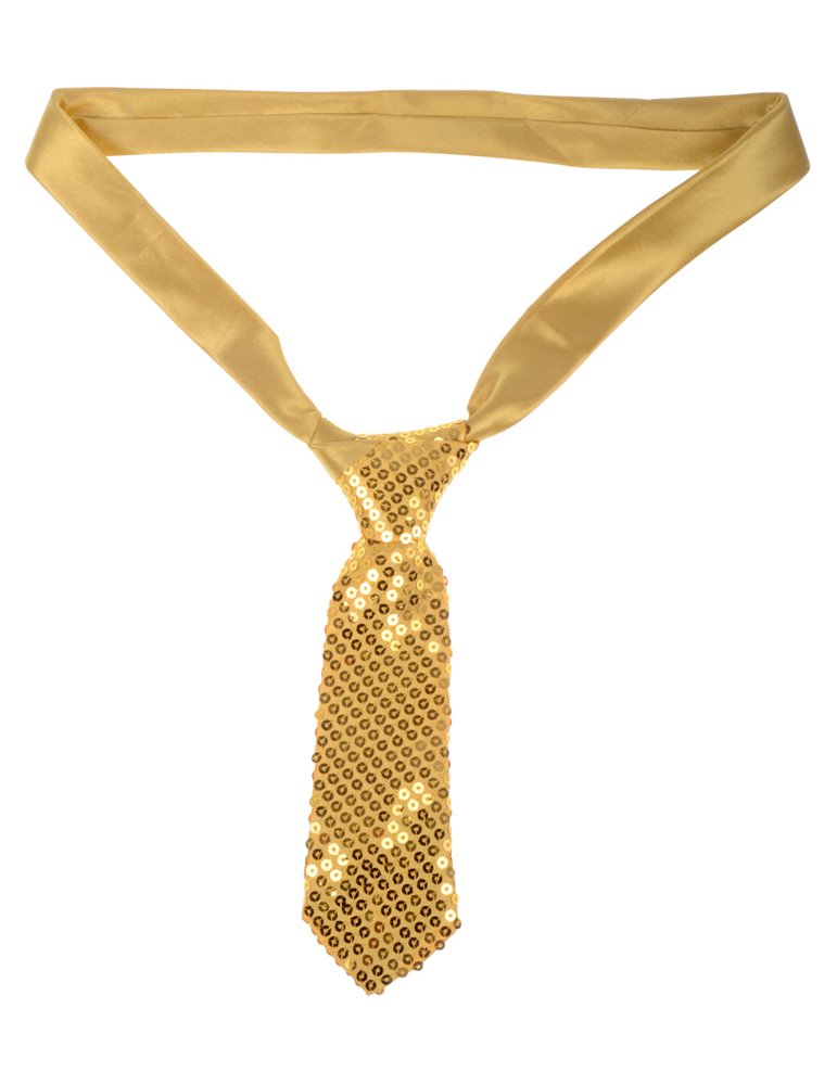 Tie Sequin Gold