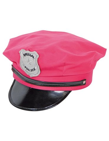 Hat Police Neon Pink