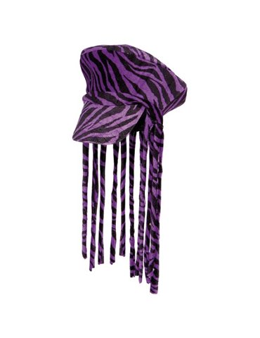 Hat Rastafarian Peak & Dredlocks Purple