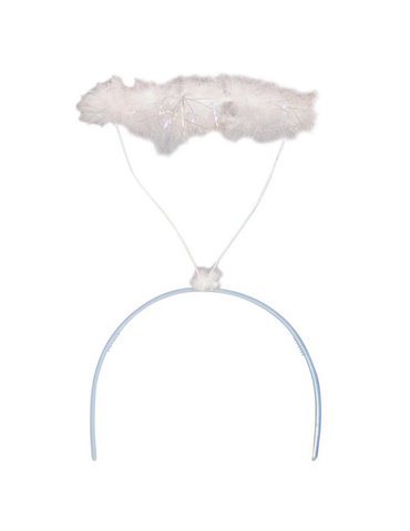 Hen Party Tiara White Angel Halo