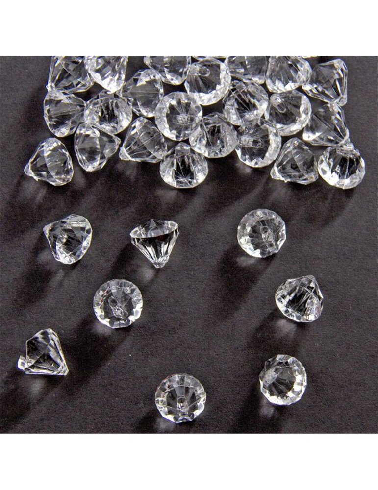 Party Diamonds Clear 12mm