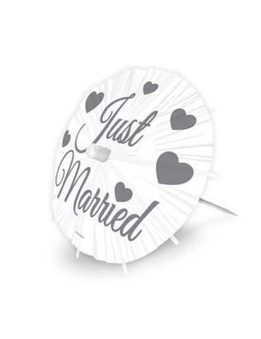 Wedding Picks  Parasol Just Married 8s