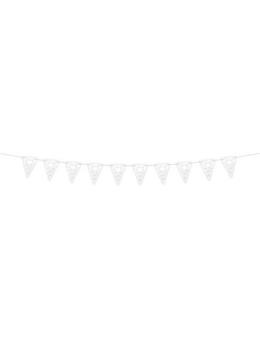 Bunting Wedding Ivory printed 4m