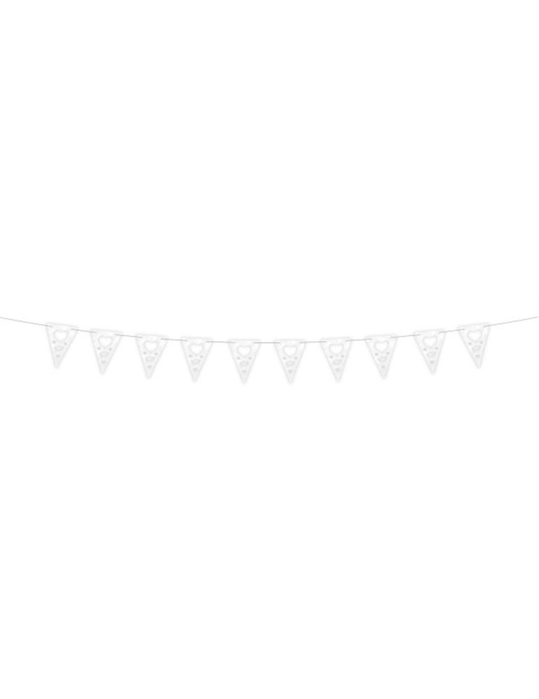 Bunting Wedding Ivory printed 4m