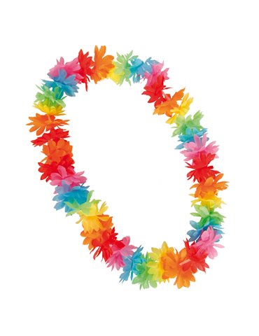 Hawaii Lei Tinsel Mixed Summer