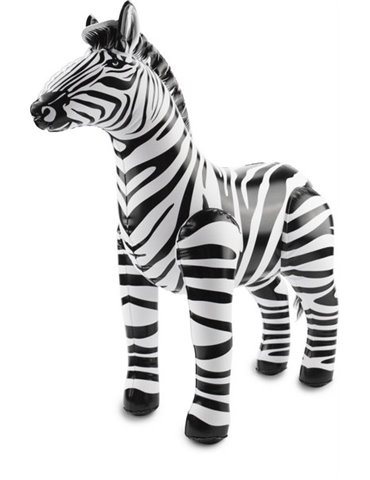 Inflatable Zebra  XXL 55 x 60cm