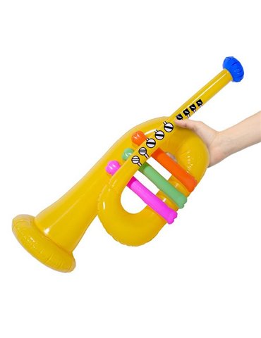 Inflatable Music Trumpet Yellow