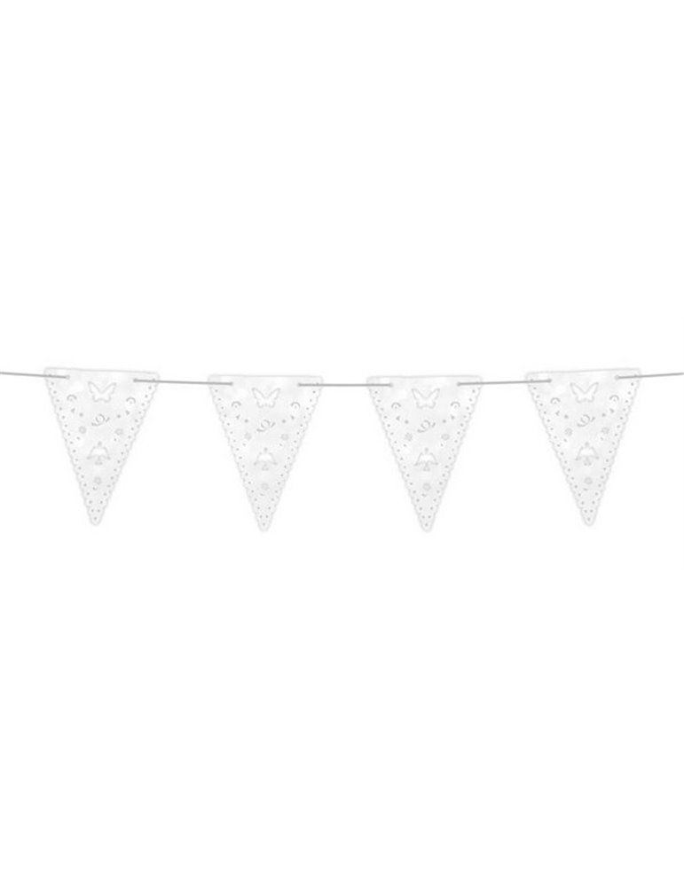 Wedding Bunting Pearl w Doves and Bells