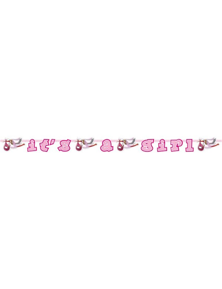 New Arrival Its a Girl Letter Banner 3m