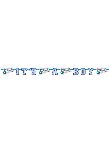 New Arrival Its a Boy Letter Banner 3m