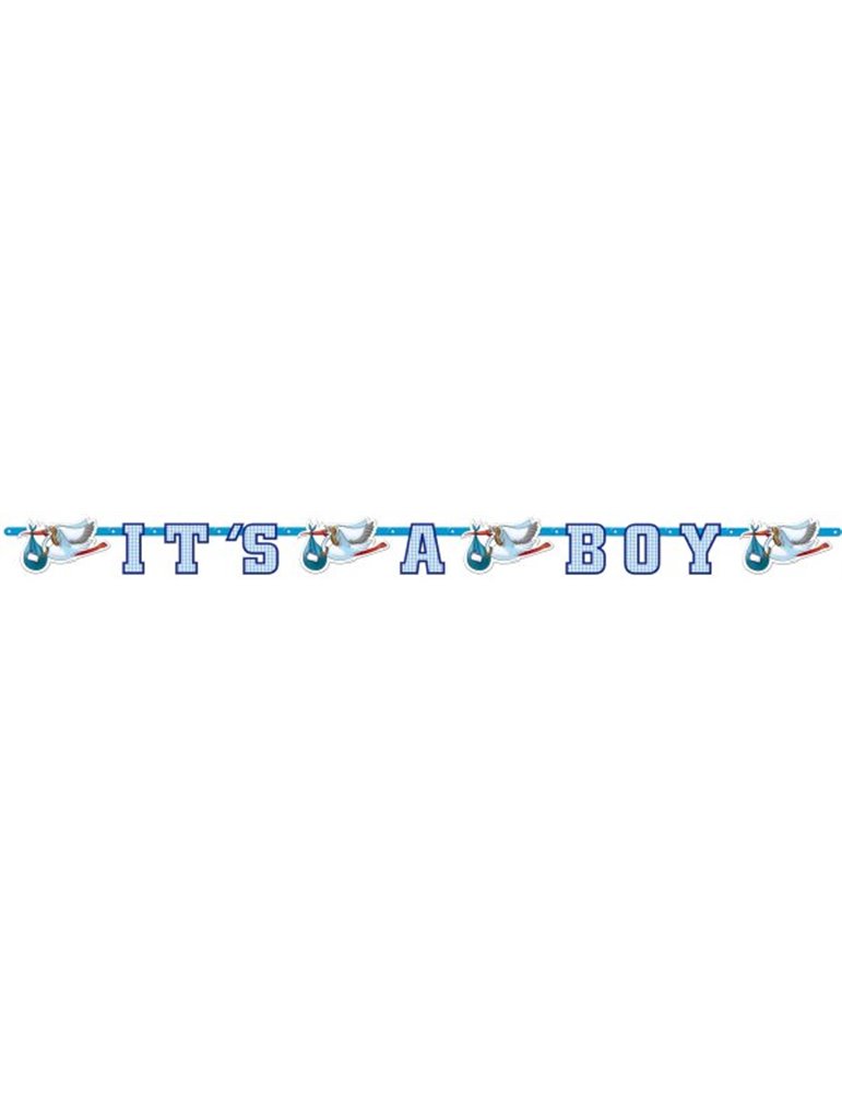 New Arrival Its a Boy Letter Banner 3m