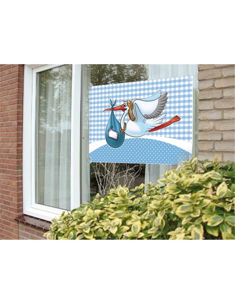 New Arrival Its a Boy Flag for Window