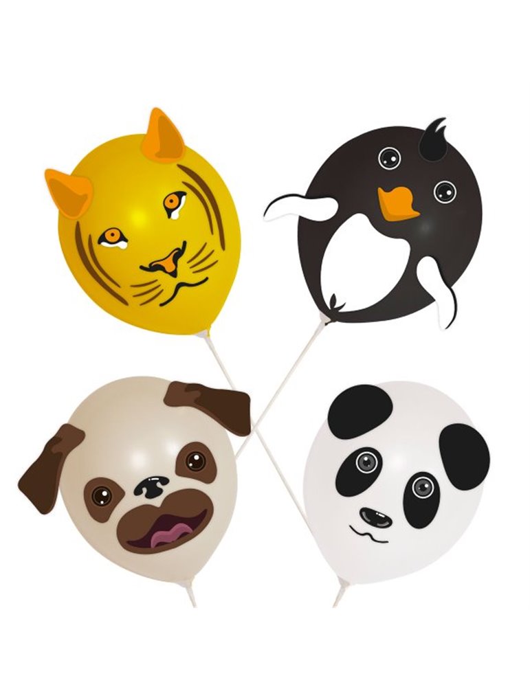 Balloon Kit Animal Heads set of 4