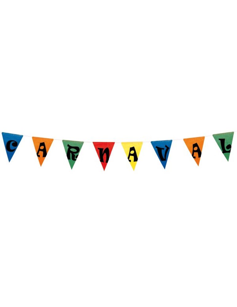 Bunting Asstd Colour CARNAVAL 15m