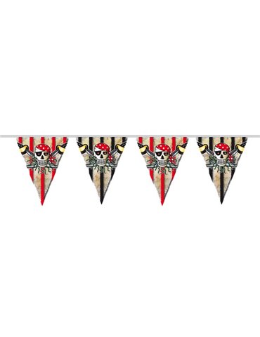 Pirate Birthday Wall Flag 10mtr