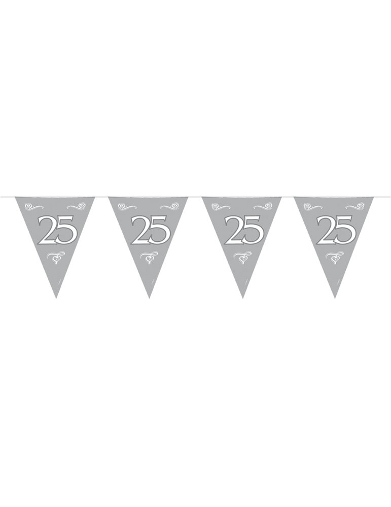 Bunting Aniversary Silver 25th 10m