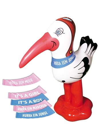 Inflatable Stork + Pump