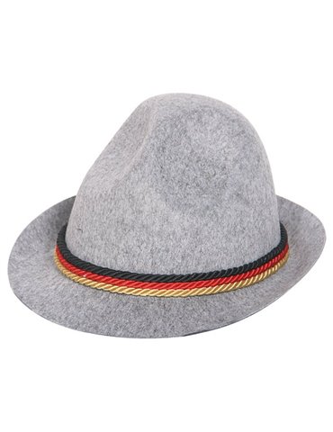 Hat Trilby Beer Fest Grey with Band