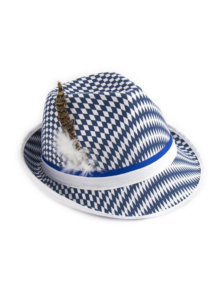 Hat Trilby Tyrolean Bayern Patterned