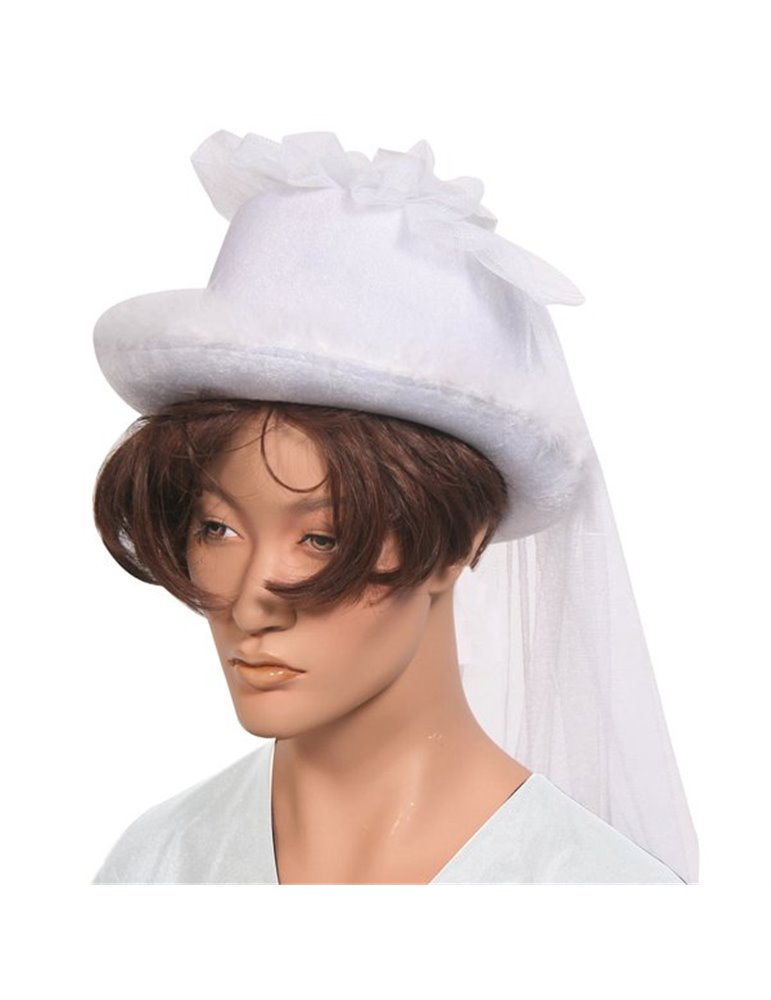 Hat Wedding White with veil