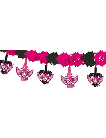 Pirate Girl Birthday Hanging Cutouts 4m