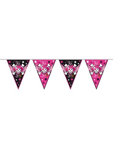 Pirate Girl Birthday Bunting 6m