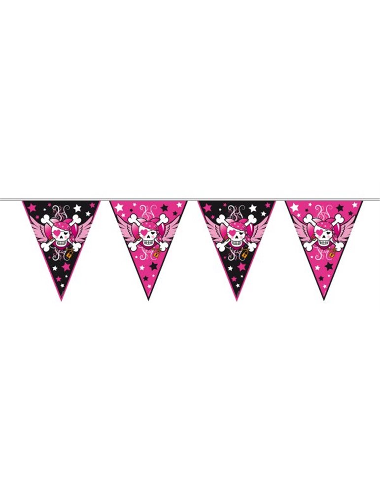 Pirate Girl Birthday Bunting 6m