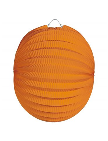 Party Lantern Round Orange 22cm