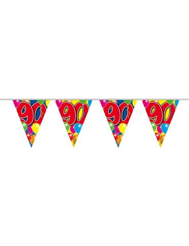 Bunting Balloon for 90th  Birthday