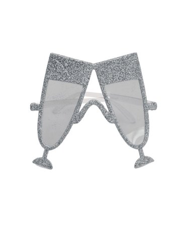 Party Glasses Glass of Champagne Silver