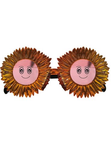 Party Glasses Shaped Sun Smiling