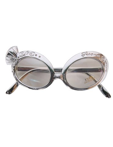 Party Glasses Diamond & Silver Deluxe