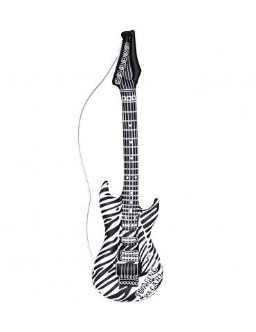 ZEBRA INFLATABLE GUITAR 105 cm