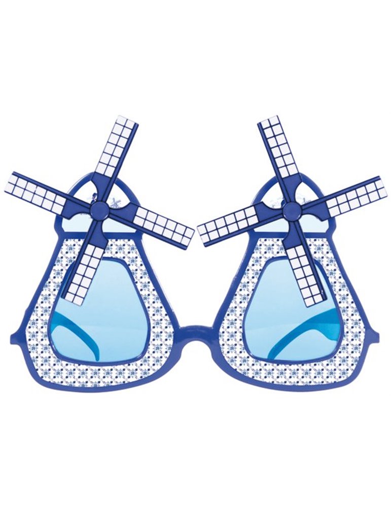 Party Glasses Windmill Blue