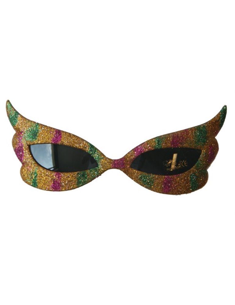 Party Glasses Butterfly Glitter Multi Co