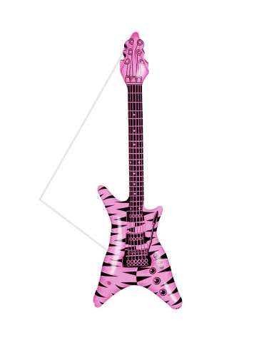 INFLATABLE GUITAR - PINK ROCK