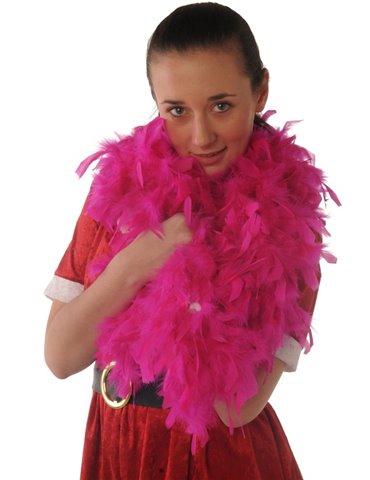 Boas Feather Cerise 1.8m