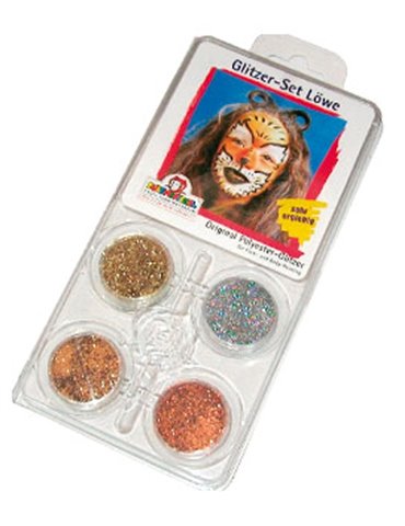 Glitter Motif Set Face Lion