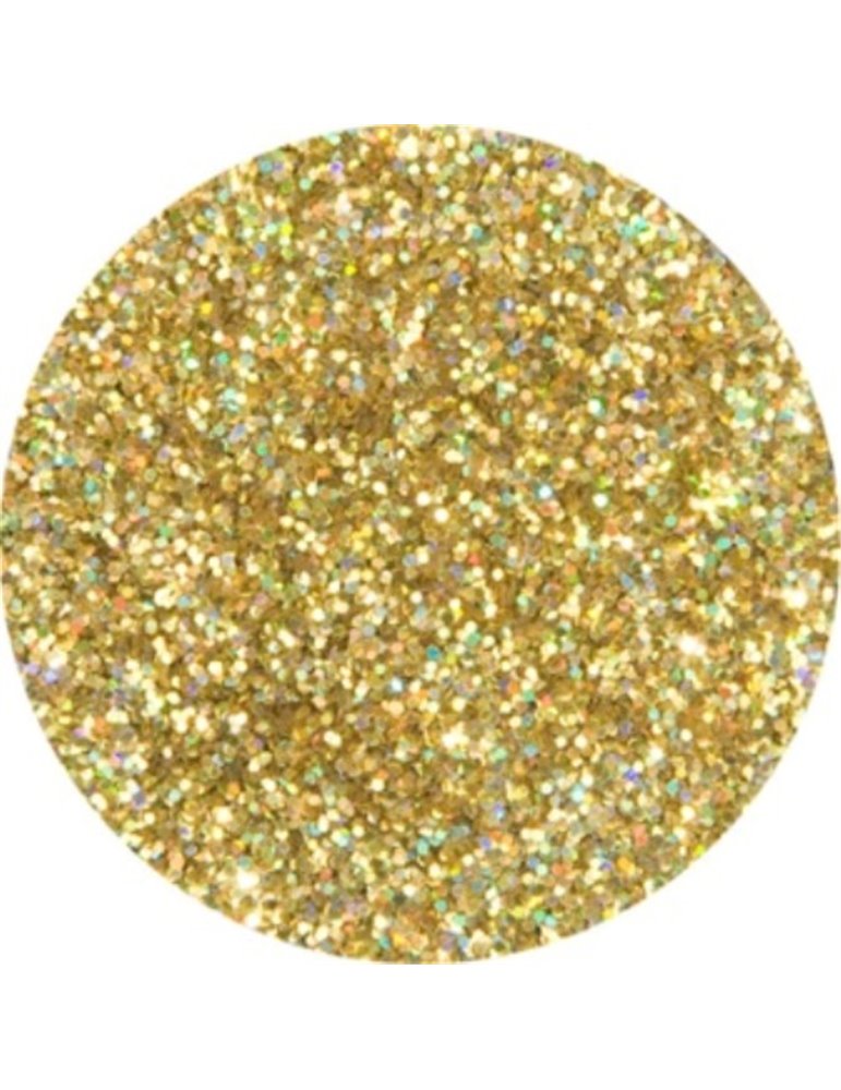 Glitter Holographic Jewel Golden mediu