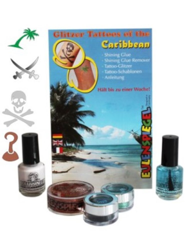 Glitter Tattoo Designer Sets -Caribbean