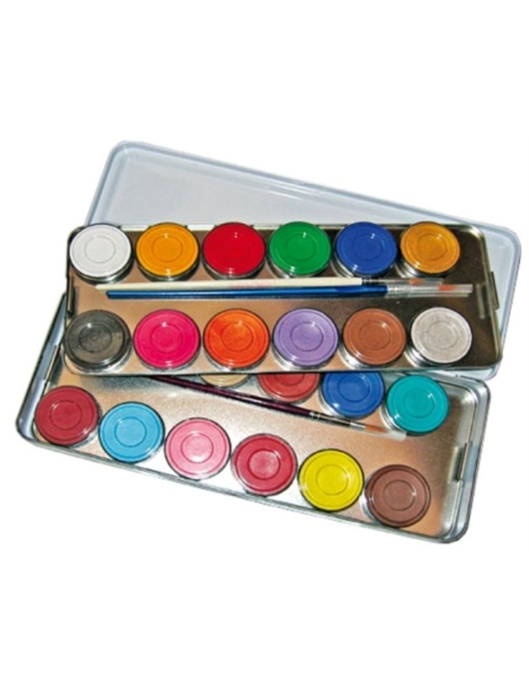 Metal Paint Box 24 Colours