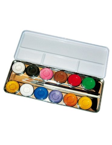 Metal Paint Box 12 Pearlised Colours