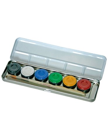 Metal Paint Box 6 Colours