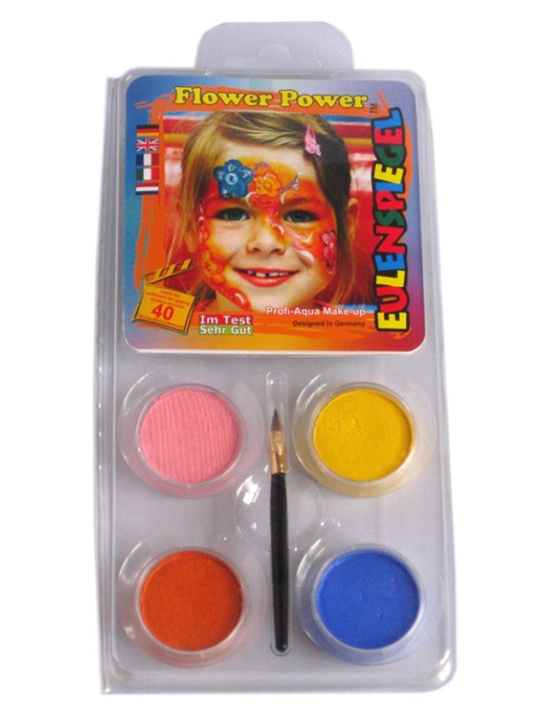 Face Pack 4 Colours Flower Power