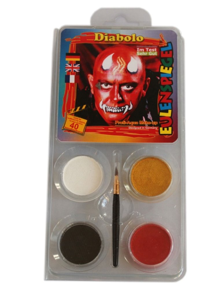 Face Pack 4 Colours Devil Diabolo