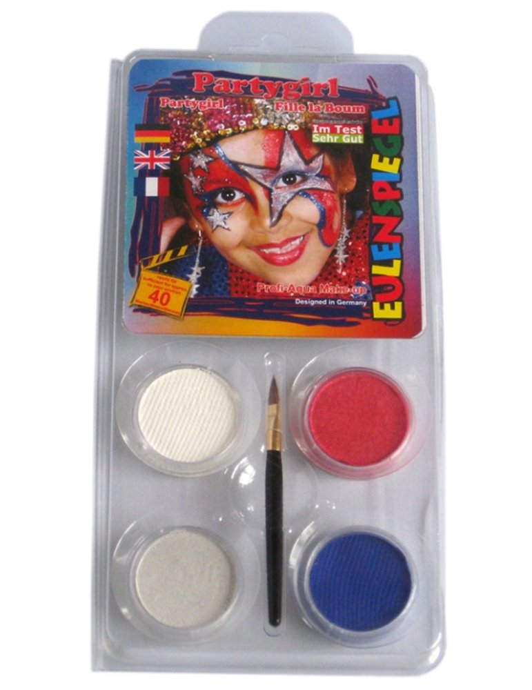 Face Pack 4 Colours Party Girl