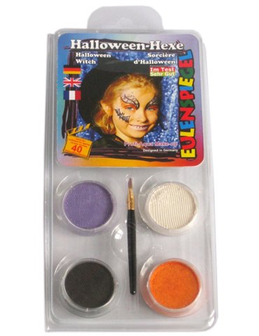 Face Pack 4 Colours Halloween Witch