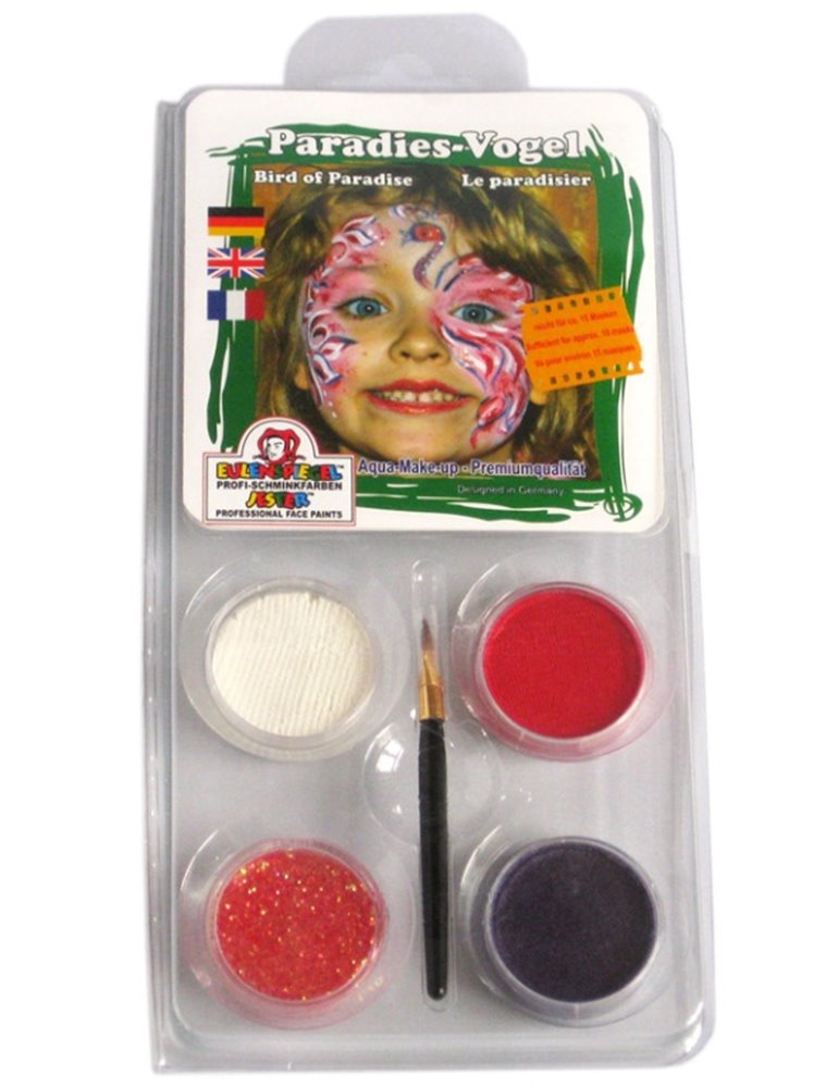 Face Pack 4 Colours Bird of Paradise