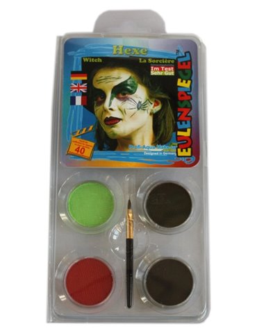 Face Pack 4 Colours Witch