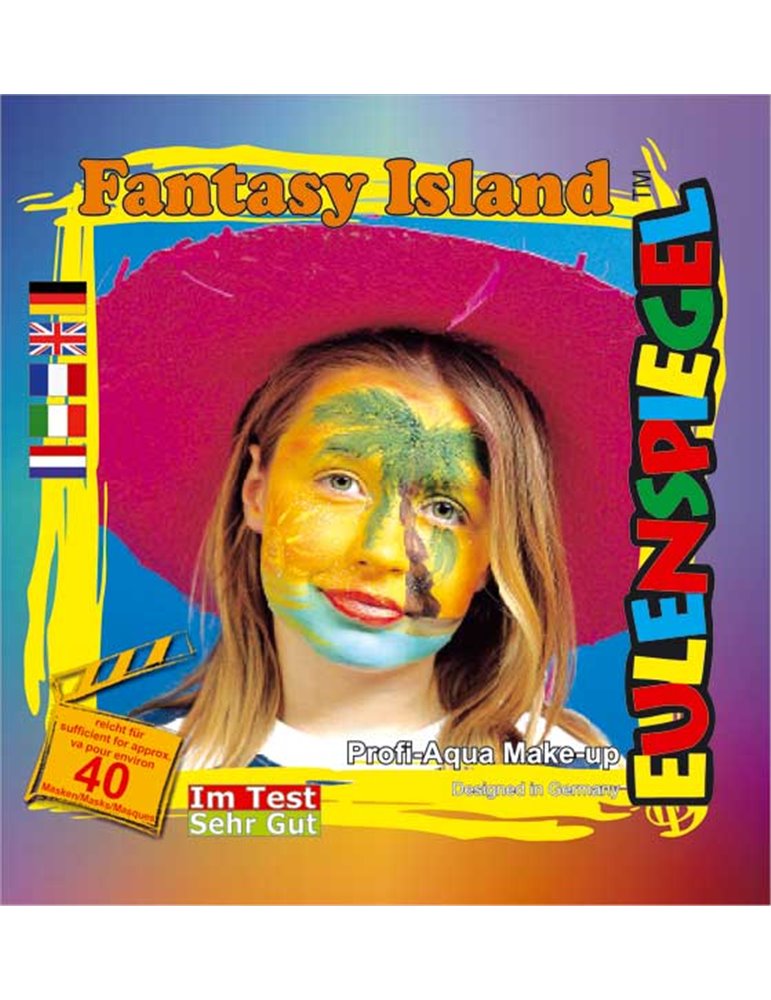 Face Pack 4 Colours Fantasy Island